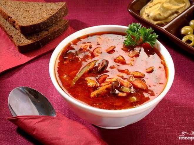 Рецепт солянки в мультиварке