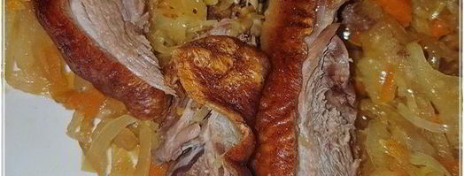 утка с капустой. Шаг 18