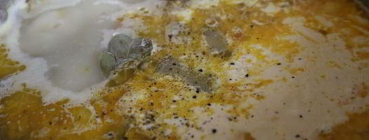 суп из говяжьего сердца с маринованными огурцами и домашней сметаной. Шаг 8