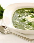 Суп из кресс-салата