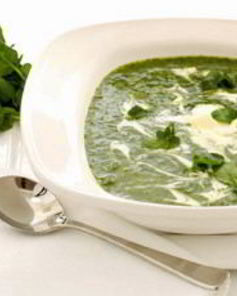 Суп из кресс-салата