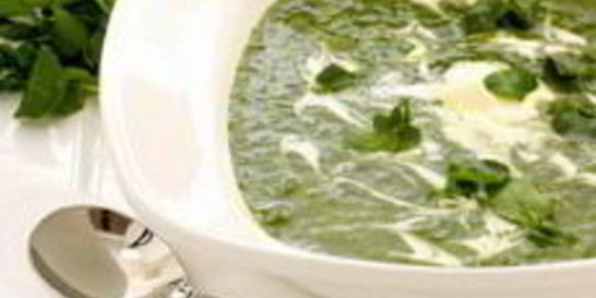 Суп из кресс-салата