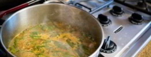 суп из стейка семги. Шаг 4