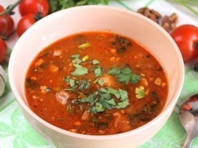 Рецепт грузинского супа харчо особый