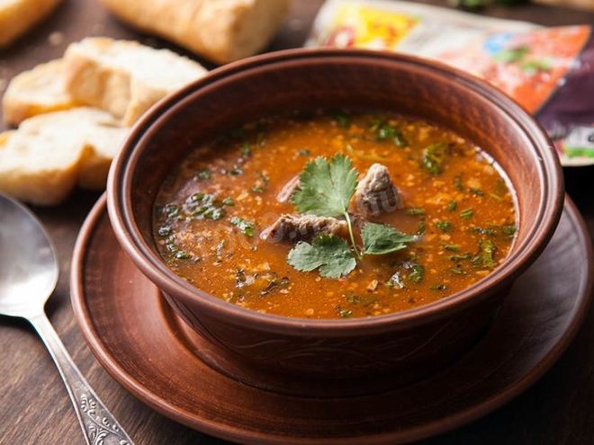 Рецепт харчо из говядины с грецкими орехами