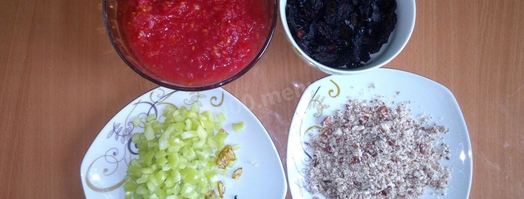 харчо с орехами и черносливом. Шаг 5