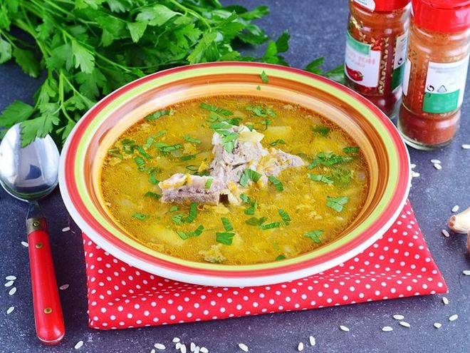 Рецепт харчо с рисом и картофелем классический