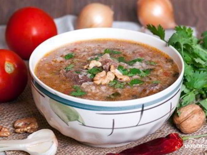 Рецепт харчо с рисом