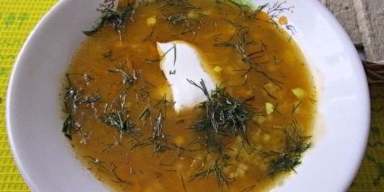 Харчо вегетарианский