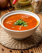 Куриный суп харчо с картошкой и рисом