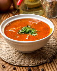 Куриный суп харчо с картошкой и рисом