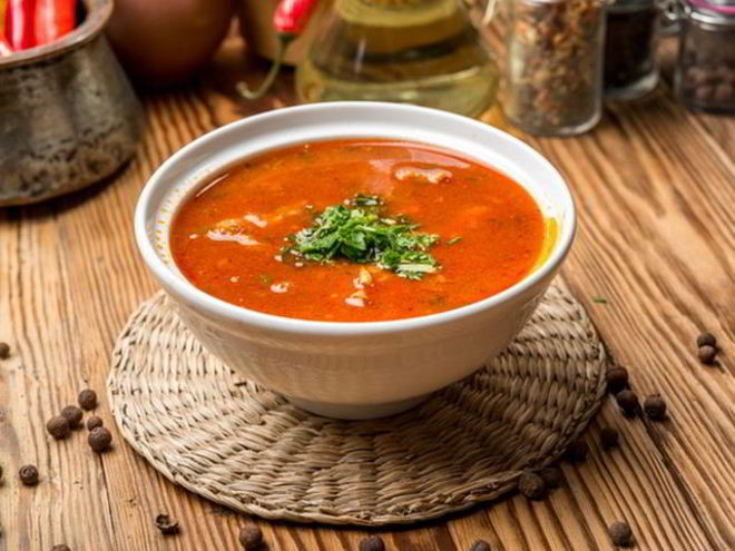 Рецепт куриного супа харчо с картошкой и рисом