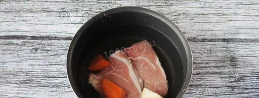 суп харчо из свинины с рисом. Шаг 3