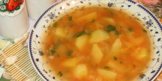 Суп Харчо постный