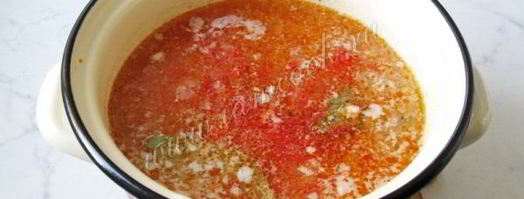 суп харчо с индейкой. Шаг 9