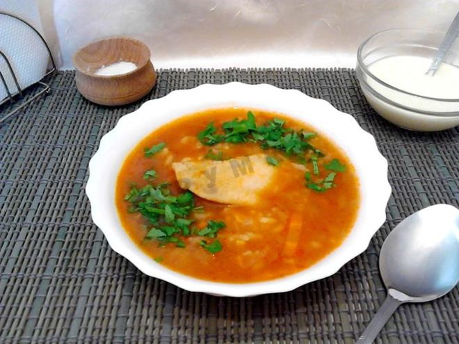 Рецепт супа харчо с картошкой рисом и курицей