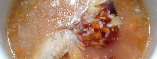 суп харчо с картошкой рисом и курицей. Шаг 12