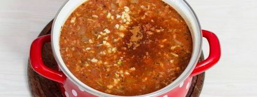 суп харчо с курицей и рисом. Шаг 18