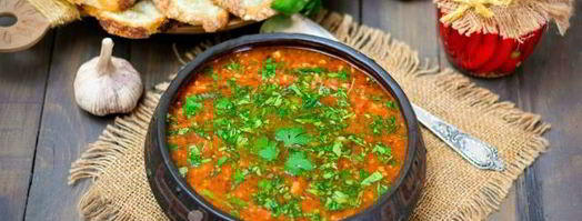 суп харчо с курицей и рисом. Шаг 20