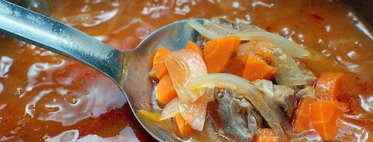 суп харчо с соусом ткемали. Шаг 10