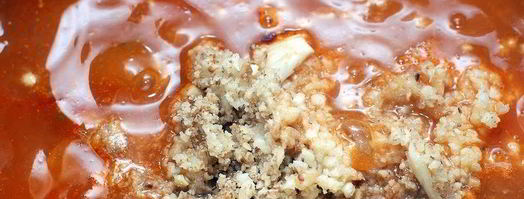 суп харчо с соусом ткемали. Шаг 11