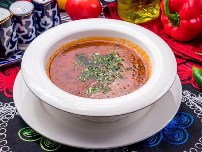 Рецепт вегетарианского супа харчо