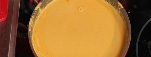 суп-крем из семги с апельсиновым соком. Шаг 5