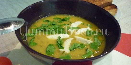 Кабачковый суп-пюре из запеченных овощей