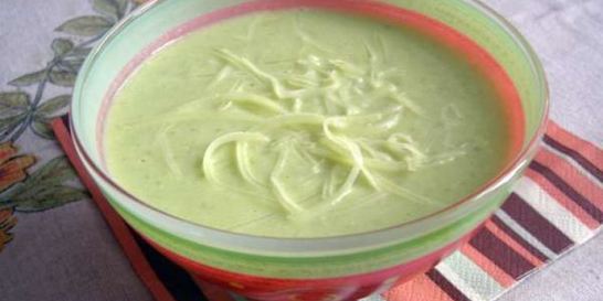 Кабачковый суп пюре