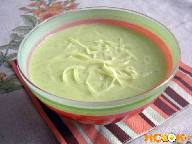 Рецепт кабачкового супа пюре