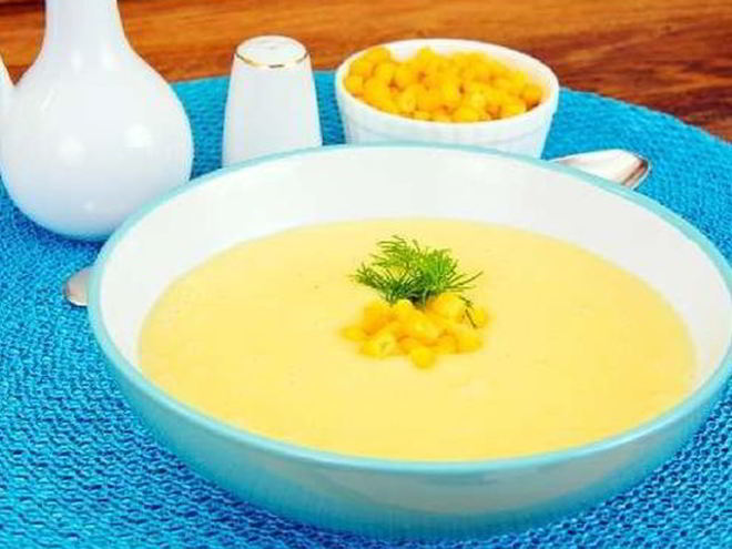 Рецепт кукурузного супа-пюре