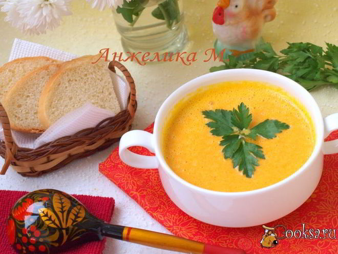 Рецепт морковного супа-пюре