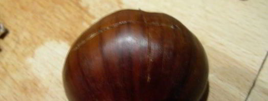 нежный крем-суп из каштанов с красным вином и пюре из сельдерея. Шаг 3