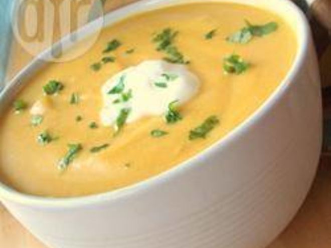 Рецепт овощного супа пюре с тыквой