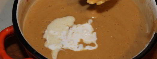 пикантный суп-пюре из красной чечевицы. Шаг 6