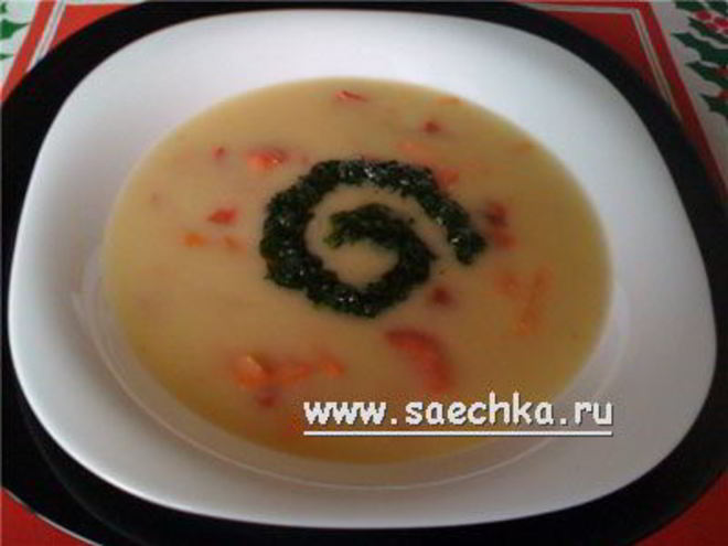 Рецепт постного супа-пюре из печеных овощей