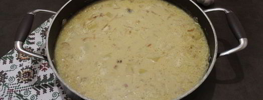 сливочно-чесночный суп-пюре. Шаг 5