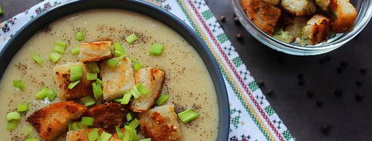 сливочно-чесночный суп-пюре. Шаг 7