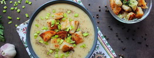 сливочно-чесночный суп-пюре. Шаг 8