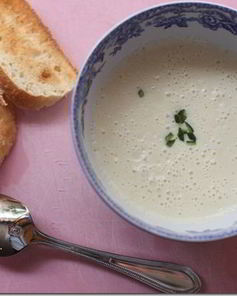 Суп-пюре чесночный