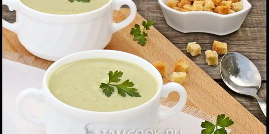 Суп-пюре из брокколи и цветной капусты