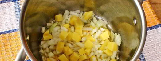 суп-пюре из брокколи и цветной капусты. Шаг 6