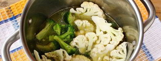 суп-пюре из брокколи и цветной капусты. Шаг 8