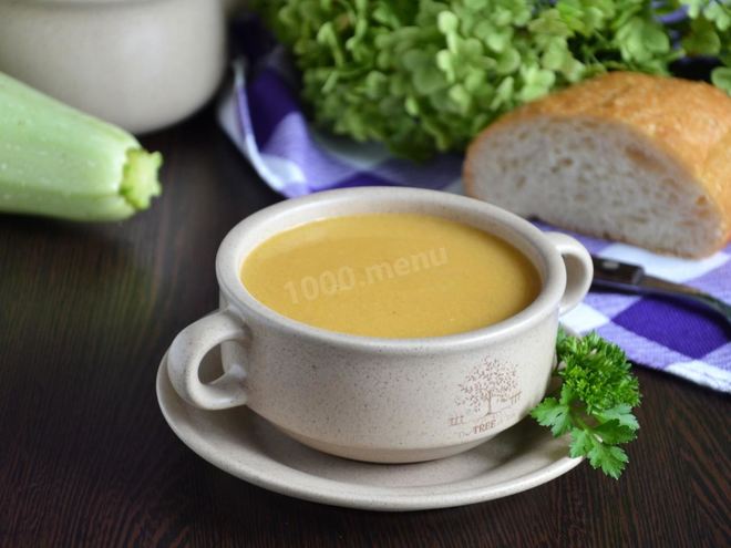 Рецепт супа пюре из кабачков