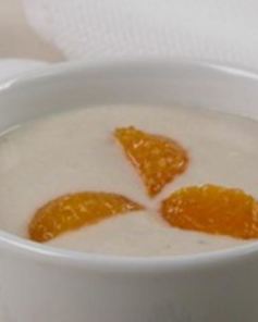 Суп-пюре из курицы с мандаринами