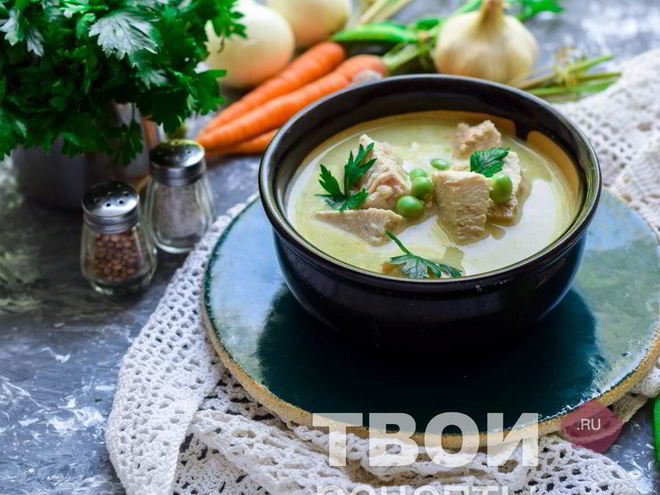Рецепт супа пюре из курицы