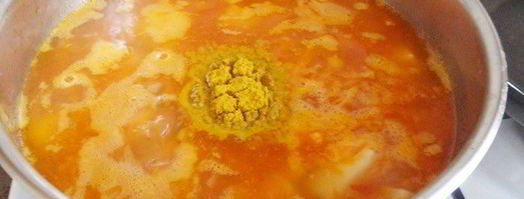 суп-пюре из нута с карри. Шаг 13