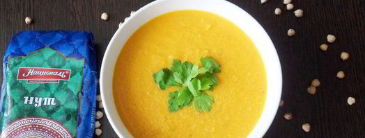 суп-пюре из нута с карри. Шаг 21