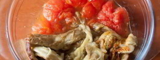 суп-пюре из печеных баклажанов. Шаг 6