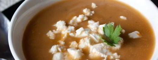 суп-пюре из печеных баклажанов. Шаг 10